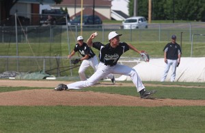 Pitcher Kevin Braudis throws a pitch during a game against FZW last season (file photo)