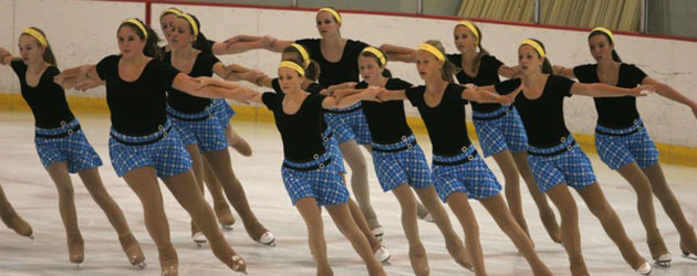 Synchronized senior skates to success
