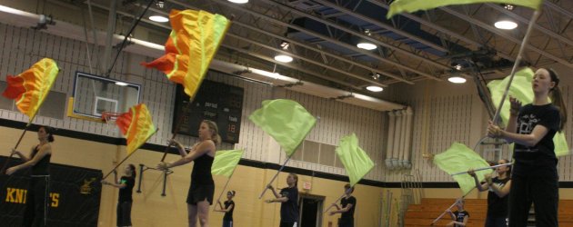 Color Guard places first at Eureka competition