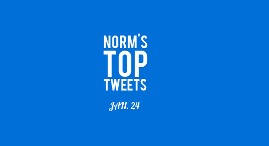 Top Tweets for January 25