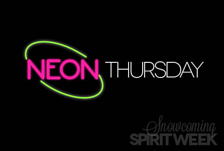 Snowcoming Spirit Week: Neon Thursday