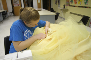 Homemade dress project saves money for prom