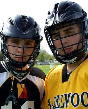 Senior Brandon Barlow switches from soccer to the intense game of lacrosse