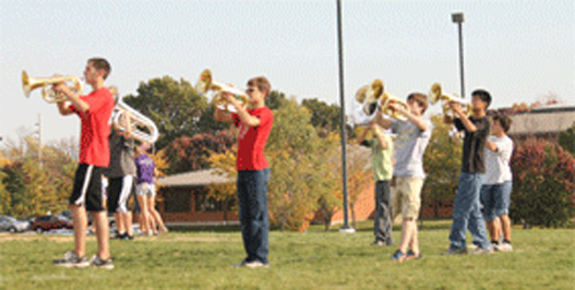 Marching Band Practice  [GIF]