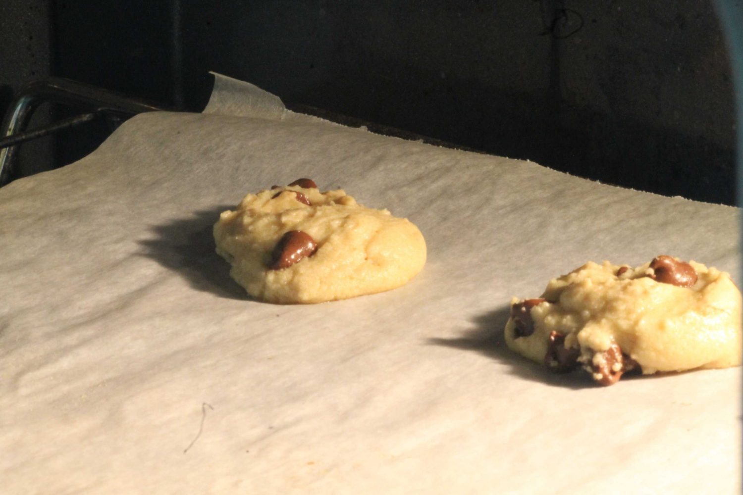 Chocolate Chip Cookie Baking [GIF]