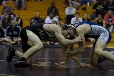 Tri-Meet results in losses for Knights but wrestling team keeps their heads held high