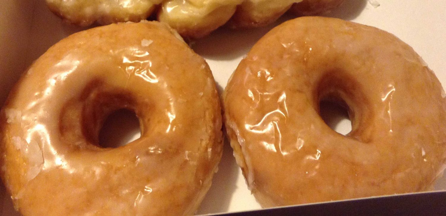 These will be some of the donuts that will be on sale for  students and staff. (photo by sarai esparza)
