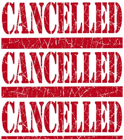 Saturday Cancellations December 14, 2013