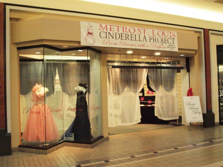 The Cinderella Project has a boutique in the Mid Rivers Mall which is open to the public March 1-15.