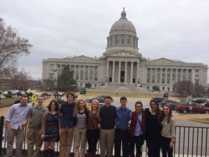The Young Republicans club took a field trip to Jefferson City on Thursday, March 27.