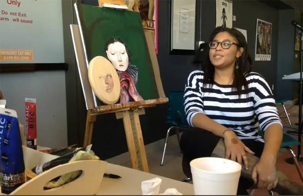 Haley Shumpert Paints at Coffeehouse [Video]