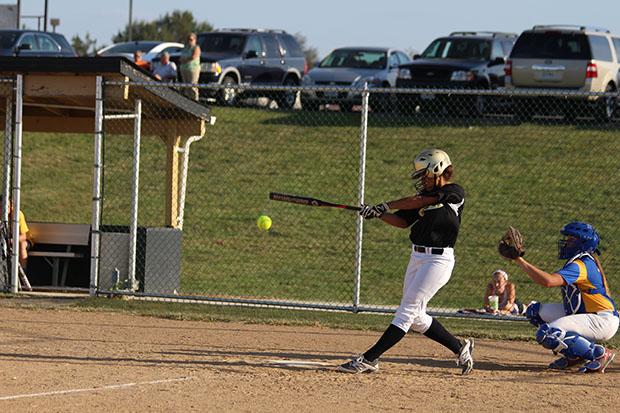 North Sweeps Central in Varsity Softball Game