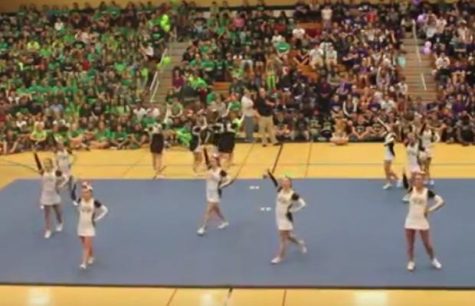 Varsity Cheerleading performance - 2015 Fall Pep Assembly [Video]