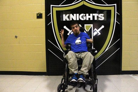 Senior Greg Portilla Recalls When He First got His Power Wheelchair