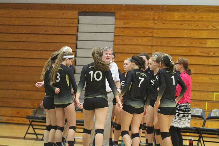 Lady Knights Volleyball Team Cheers Before Game [Video]