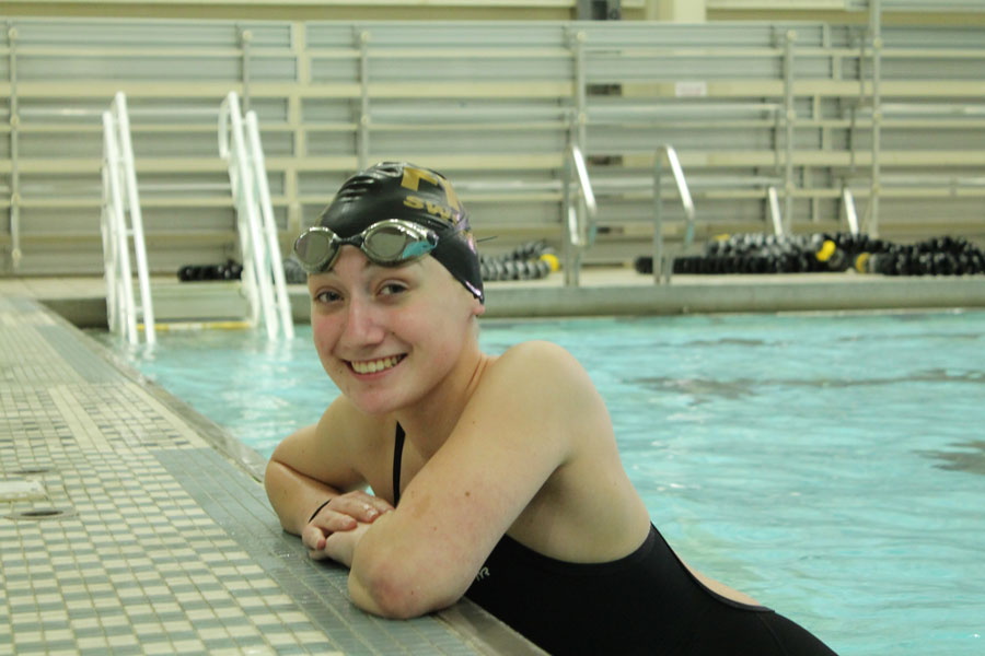 Junior Foreign Exchange Student Julia Haas Joins Swim Team
