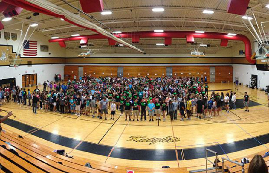 The class of 2019 participates in activities on Freshmen Transition Day. (File Photo)