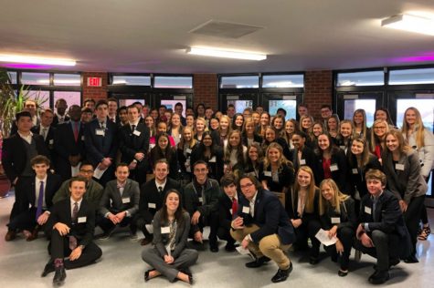 On Feb. 7, DECA had 78 students compete in the DECA District Conference, with 38 of them qualifying for state. (photo submitted)