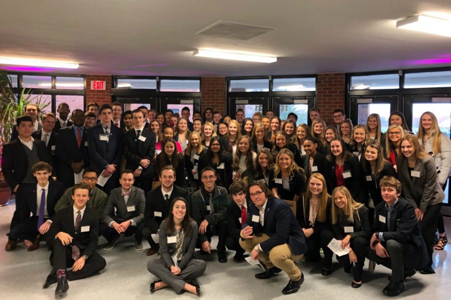 On Feb. 7, DECA had 78 students compete in the DECA District Conference, with 38 of them qualifying for state. (photo submitted)