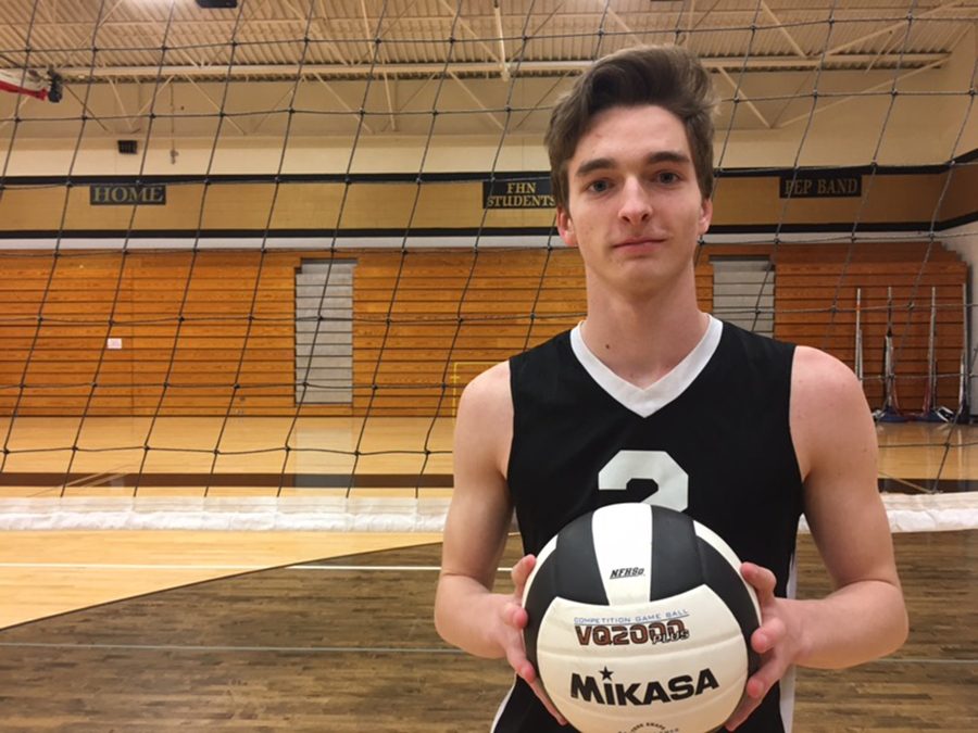 Thomas Beye Steps Up to Lead Boys Volleyball