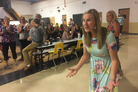 In a surprise announcement on August 15, English teacher Shelly Parks was announced as a finalist for Missouri Teacher of the Year.