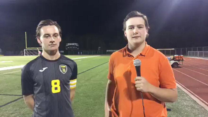 Senior Adam Shine Describes his Game Winning Goal During Senior Night vs. Troy-Buchanan [Facebook Live]