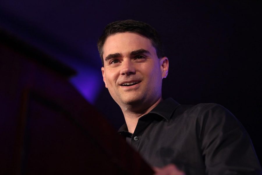 Ben Shapiro speaking with attendees at the 2018 Young Womens Leadership Summit hosted by Turning Point USA at the Hyatt Regency DFW Hotel in Dallas, Texas.
