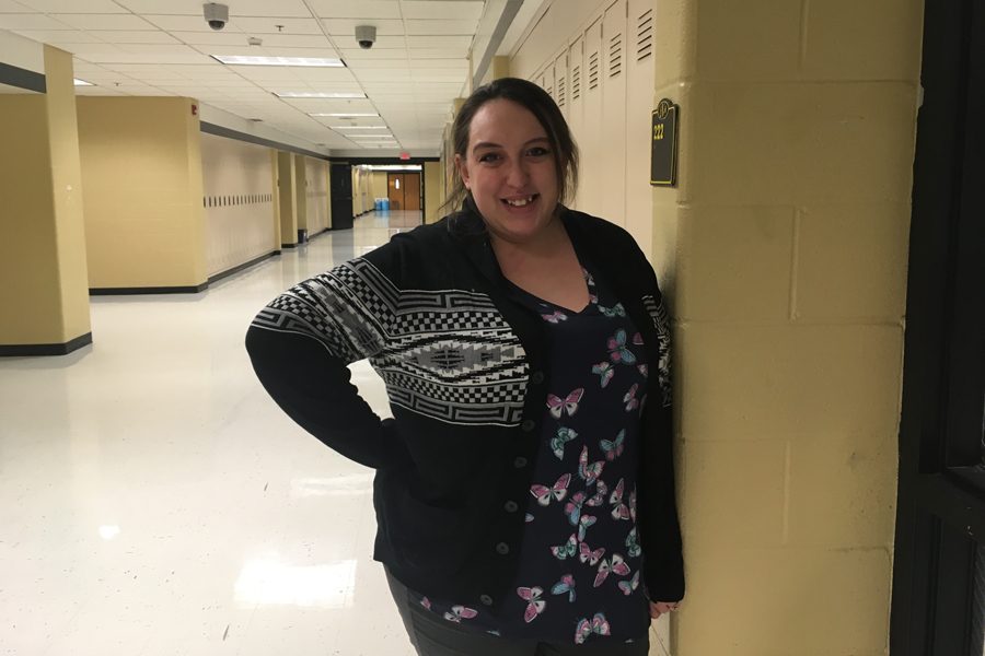 English teacher Brittany Morgan was hired to teach Shelly Parks second semester classes after Parks announced she would be missing over 80 days of this semester.