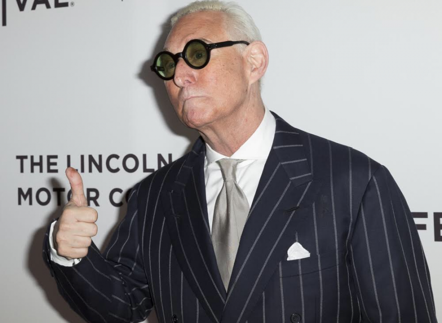 New York, NY USA - April 23, 2017: Roger Stone attends premiere Get Me Roger Stone at SVA during 2017 Tribeca Film Festival - Image
