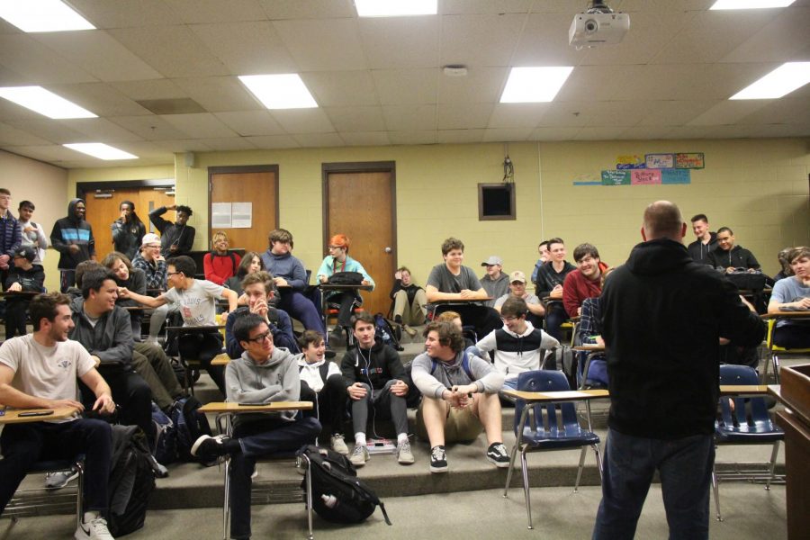 Coach Bevill calls Esports team to meet to discuss future plans about what the team will be doing. This is a new sport that involves video games that will be played competitively featuring League of Legends and Overwatch. The team meets weekly and talks about what they will be playing.