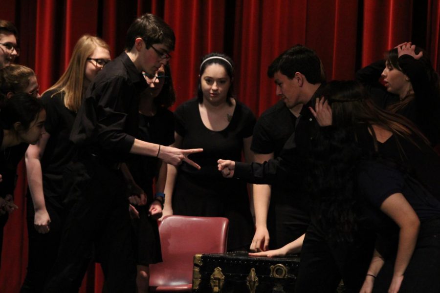 On March 6, FHN hosted the first annual Battle of the Howells. With students from both Central and North, the event raised $272 for Variety Children’s Theater through donations instead of charging entry. Judges scored each group on their improv, monologues and skits. North won the overall event by a score of 4-2. The Knights won the solo musical, duet musical, group acting, and the improv competition.