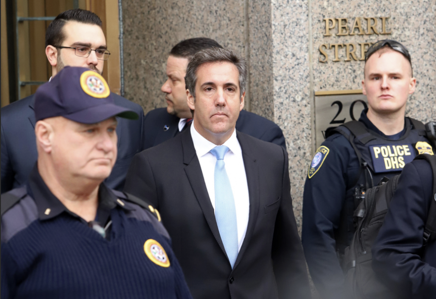 Michael Cohen leaves federal court after a hearing on April 16, 2018, in New York. Editorial credit: JStone / Shutterstock.com
