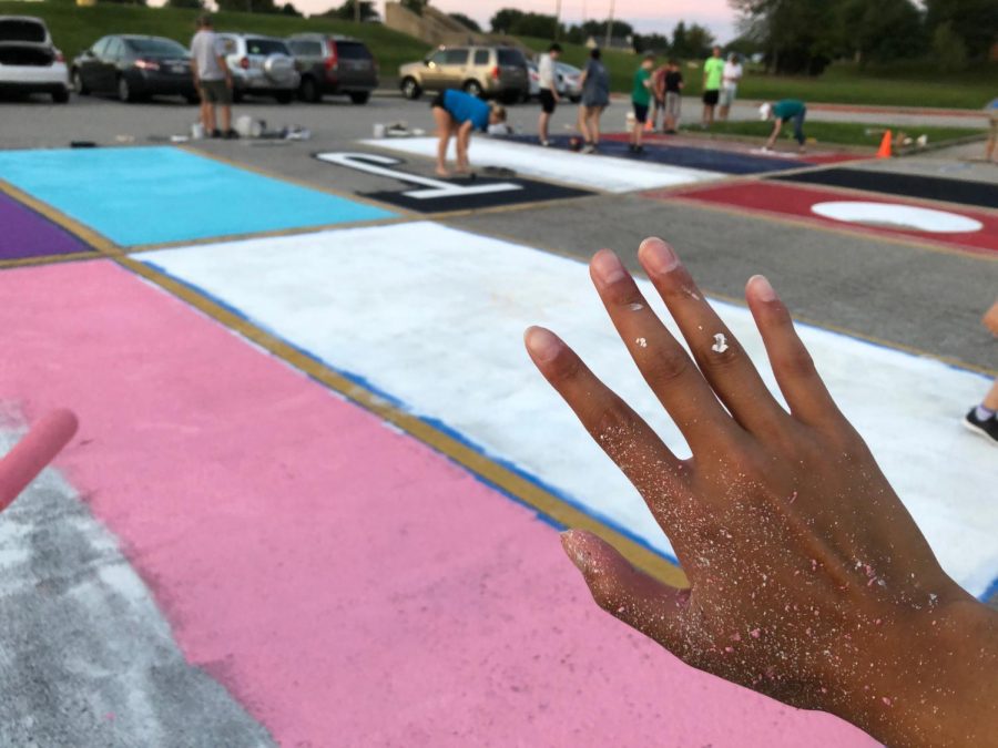 FBLA Introduces Painted Parking Spots