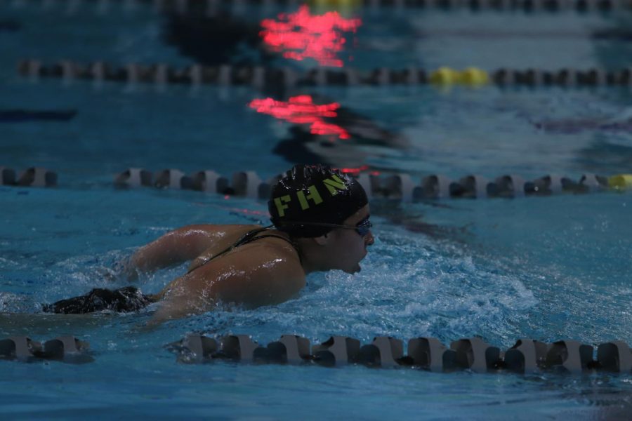 1-14 Girls Varsity Swim drops into Second place to Timberland [Photo Gallery]