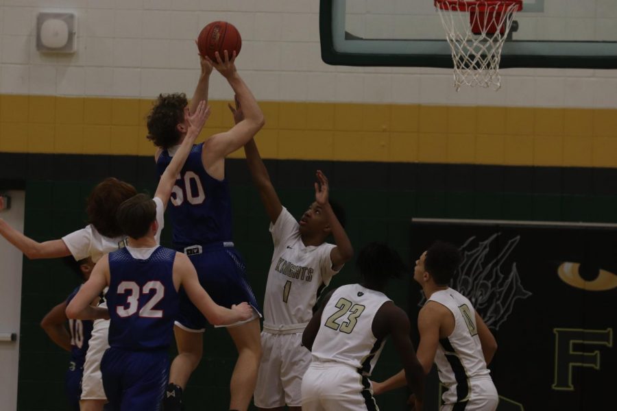 St. Louis Priory Steals the Ball from FHN Varsity Boys Basketball [Photo Gallery]