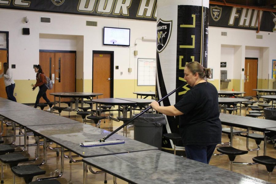 Custodians Work Hard to be a Helping Hand at FHN