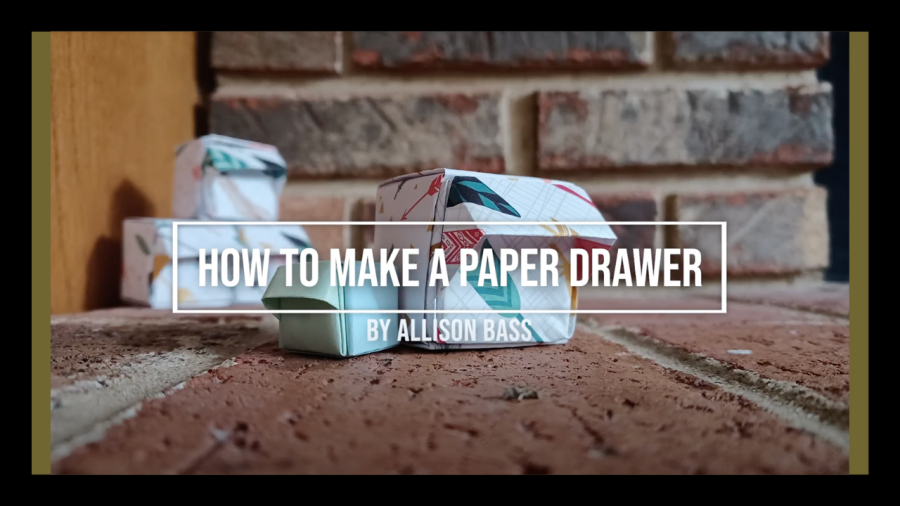 How to make a Origami Paper Drawer