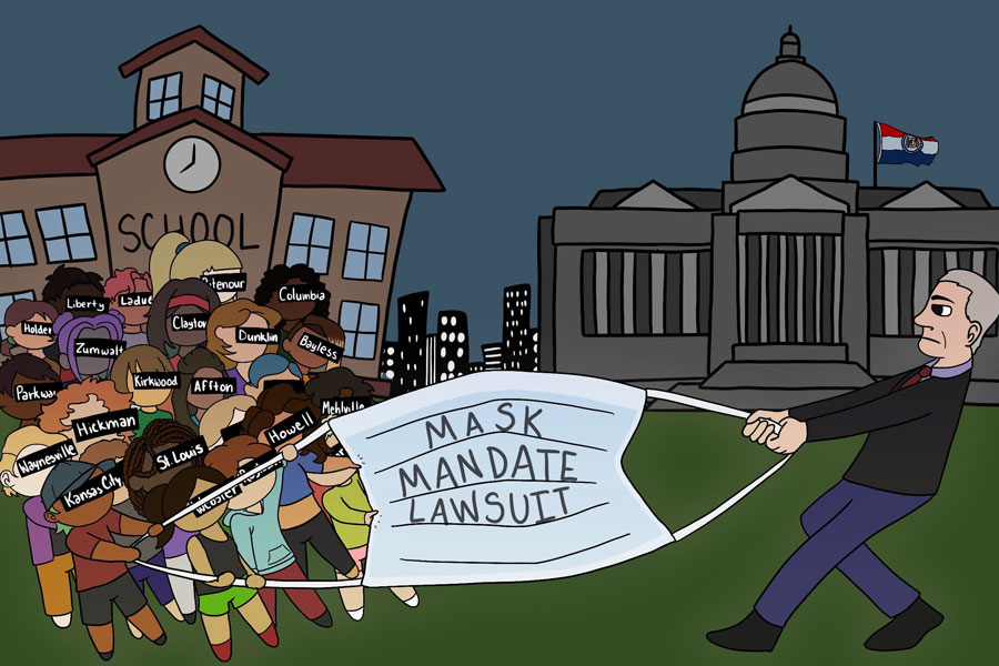 Missouri Attorney General Sues School Districts Over Mask Mandates [Editorial Cartoon]