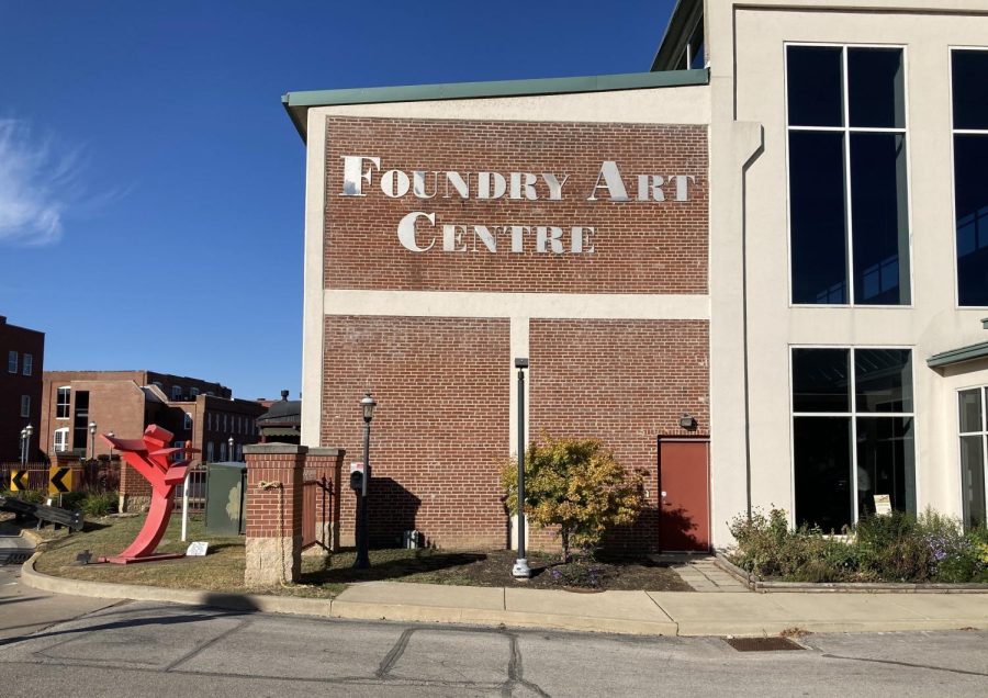 The foundry art centre is an art gallery with studio space for artists on main street.