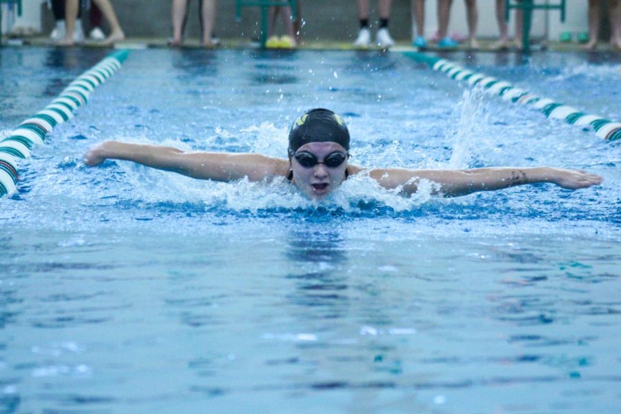 Varsity Girls Swim Competes In First Meet of the Season [Photo Gallery]