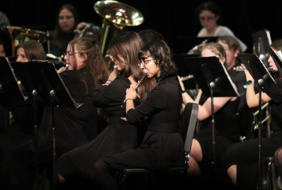 On Dec. 7, FHN’s band program, Knightpride, performs under the direction of Ryan Curtis, who took the role after the group’s previous director switched schools. 