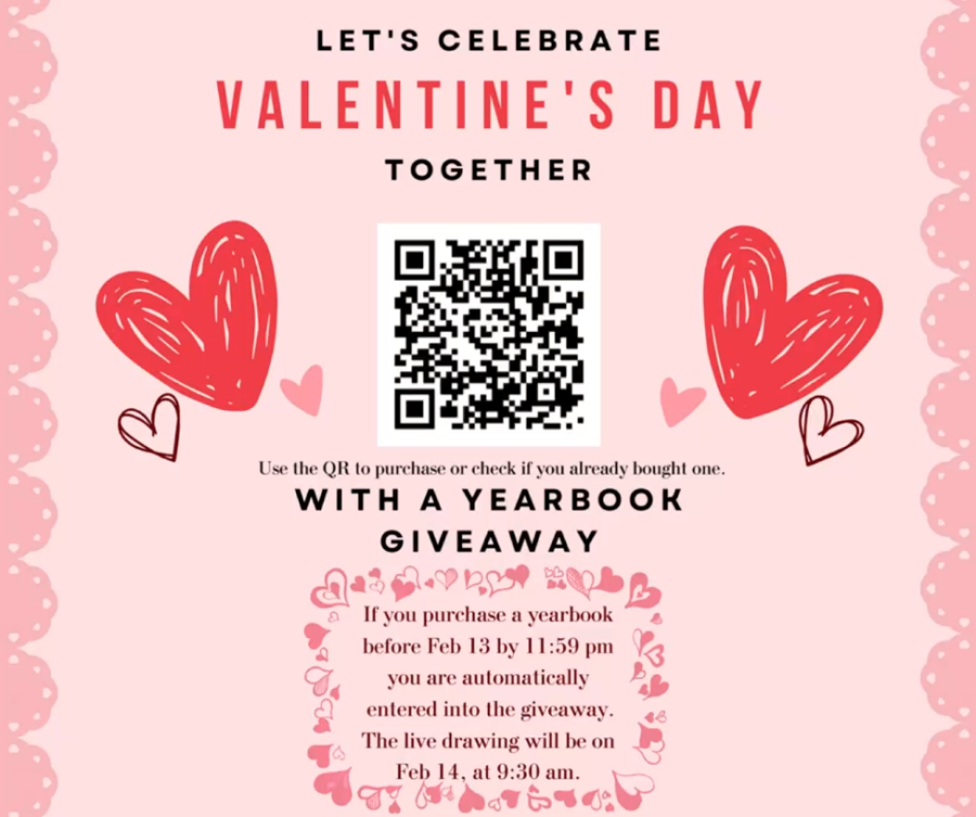 Valentines Day Yearbook Giveaway