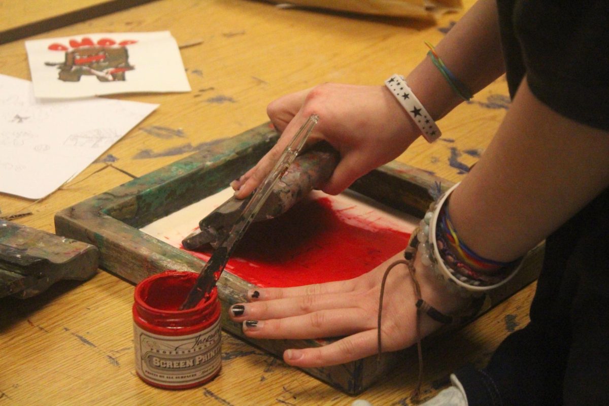 Denise Maples Art Class Practices Printmaking [Photo Gallery]