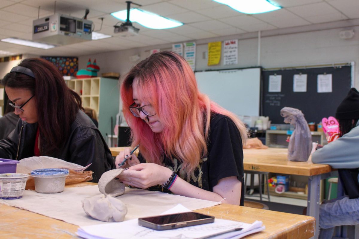 Ceramics II Classes Work On The First Project Of The Semester