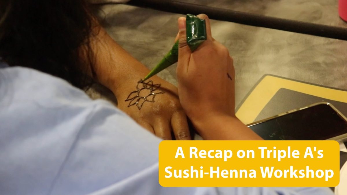 A Recap on Triple As Sushi-Henna Workshop