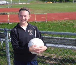 Freshmen Megan Oostendorp played on the varsity girl’s soccer team for the 2010-11 school year.