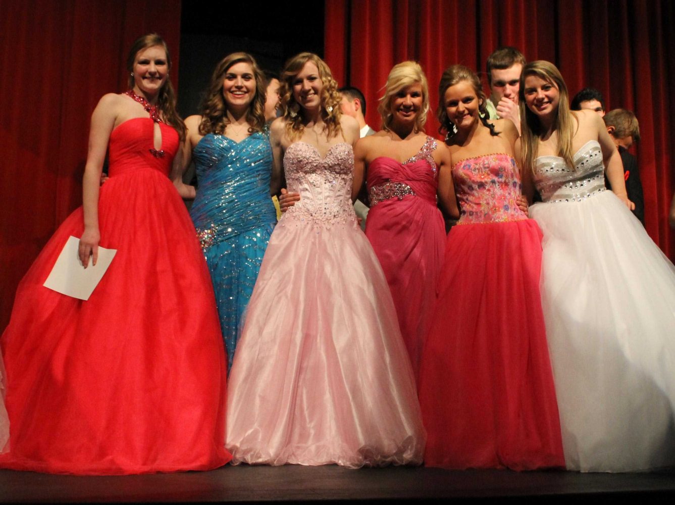 Prom Fashion show features various prom styles