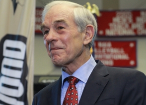 Ron Paul gives pre-caucus speech