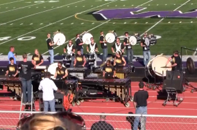 Drumline Competes at Open