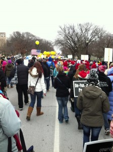The March for Life event took place from 12 p.m until 1:30 p.m on Jan. 25.